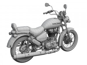 royal enfield thunderbird 500 2016 3D Модель