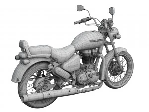 royal enfield thunderbird 500 2016 3D Model