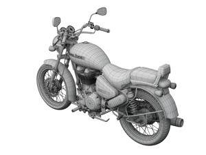 royal enfield thunderbird 500 2016 3D Модель
