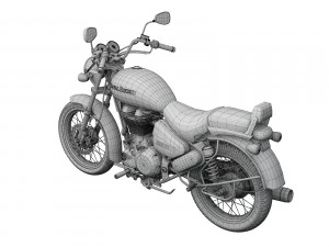 royal enfield thunderbird 500 2016 3D Model