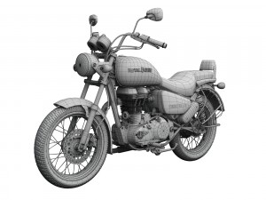royal enfield thunderbird 500 2016 3D Модель