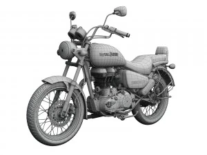 royal enfield thunderbird 500 2016 3D Model