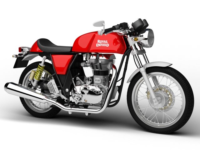 royal enfield continental gt 2017 3D-Modell .c4d .max .obj .3ds .fbx .stl .blend 