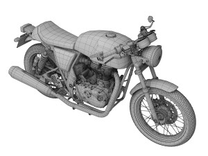 royal enfield continental gt 2017 3D-Modell