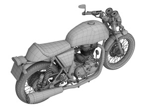 royal enfield continental gt 2017 3D-Modell