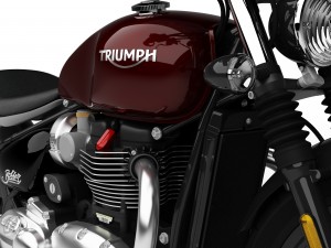 triumph bonneville bobber 2017 3D 모델