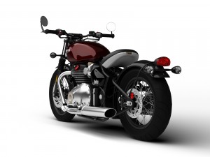 triumph bonneville bobber 2017 3D 모델