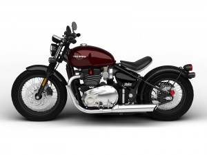 triumph bonneville bobber 2017 3D 모델