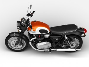 triumph bonneville t100 2017 Modelo 3D