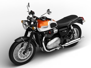 triumph bonneville t100 2017 Modelo 3D