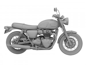 triumph bonneville t100 2017 Modelo 3D