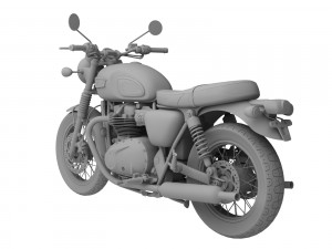 triumph bonneville t100 2017 Modelo 3D