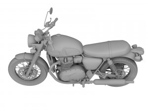 triumph bonneville t100 2017 Modelo 3D