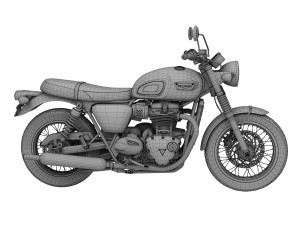 triumph bonneville t100 2017 Modelo 3D