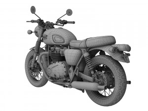 triumph bonneville t100 2017 Modello 3D in Motocicletta 3DExport