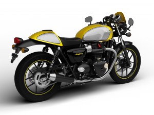 triumph street cup 2017 3D मॉडल