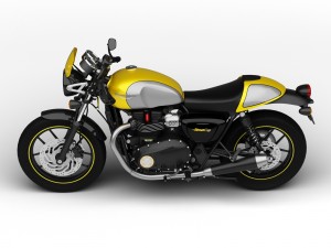 triumph street cup 2017 3D मॉडल