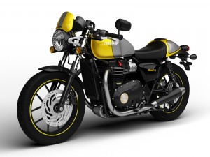 triumph street cup 2017 3D मॉडल