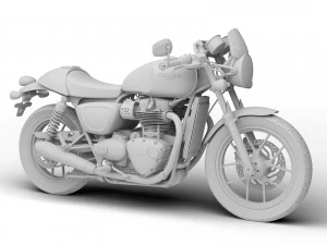 triumph street cup 2017 3D Model