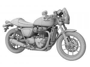 triumph street cup 2017 3D Model