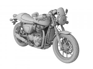 triumph street cup 2017 3D Model