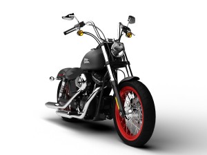 harley-davidson fxdb dyna street bob 2013 3D Model