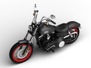 harley-davidson fxdb dyna street bob 2013 3D Model