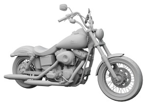 harley-davidson fxdb dyna street bob 2013 3D Model