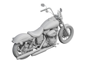 harley-davidson fxdb dyna street bob 2013 3D Model