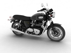 triumph bonneville se 2012 3D Model