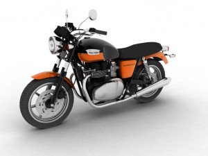 triumph bonneville se 2012 3D Model