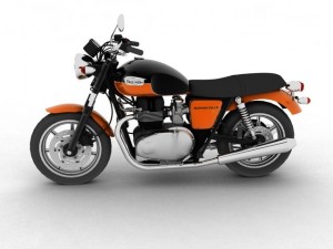 triumph bonneville se 2012 3D Model