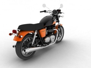 triumph bonneville se 2012 3D Model