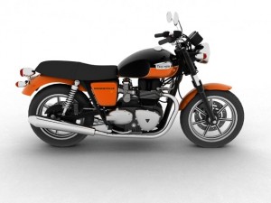 triumph bonneville se 2012 3D Model