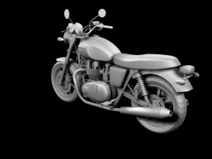 triumph bonneville se 2012 3D Model