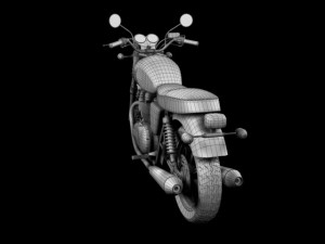 triumph bonneville se 2012 3D Model