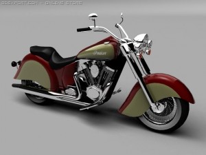 indian chief vintage 2009 3D Model