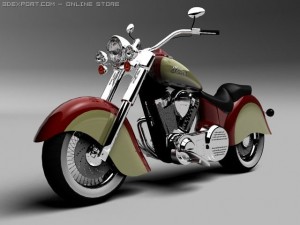 indian chief vintage 2009 3D Model