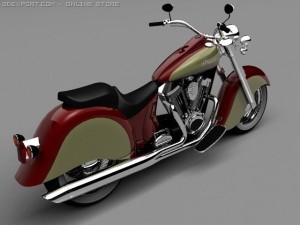 indian chief vintage 2009 3D Model