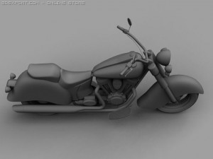 indian chief vintage 2009 3D Model