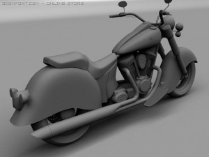 indian chief vintage 2009 3D Model