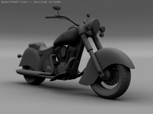 indian chief vintage 2009 3D Model