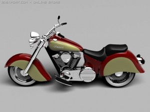 indian chief vintage 2009 3D Model