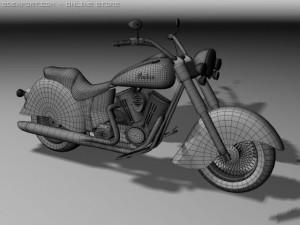 indian chief vintage 2009 3D Model