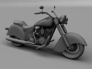 indian chief vintage 2009 3D Model