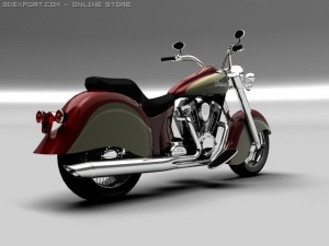 indian chief vintage 2009 3D Model