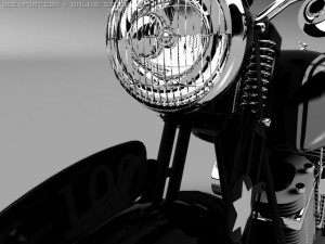 brough superior ss100 1938 3D Model