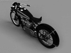 brough superior ss100 1938 3D Model