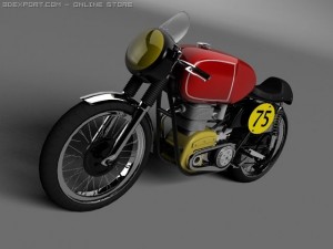 matchless g50 1954 3D Модель