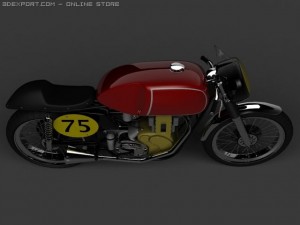 matchless g50 1954 3D Модель